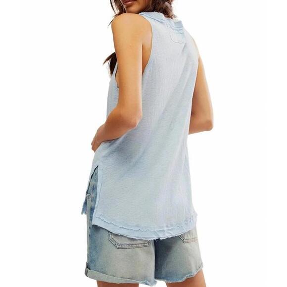 NWT Free People We The Free Love Language Scoop Neck Tank Top Women’s size XS​ - Picture 14 of 15